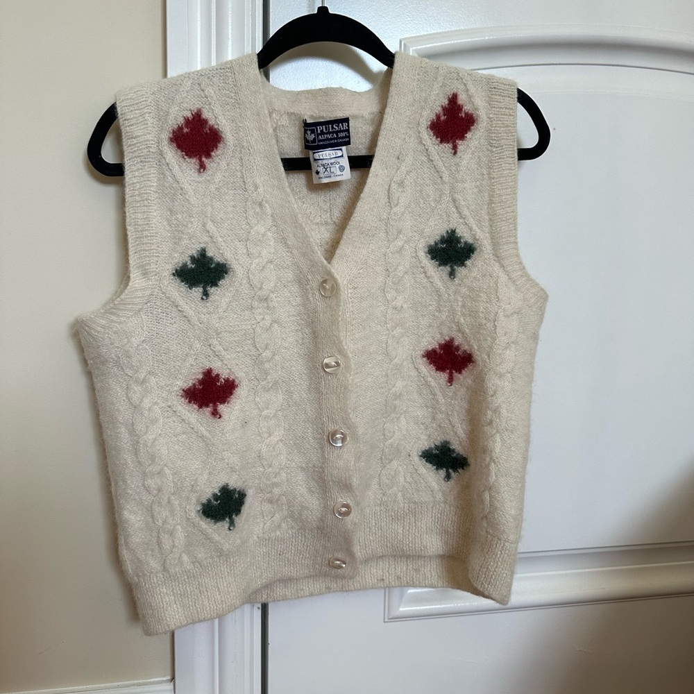 Pulsar alpaca wool vest